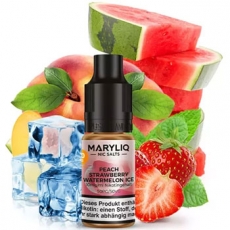 Peach Strawberry Watermelon Ice Maryliq Liquid by Lost Mary (10mg/20mg Nikotinsalz)