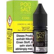 POD SALT Lemon & Lime Ice (10ml/11mg Nikotinsalz) Liquid